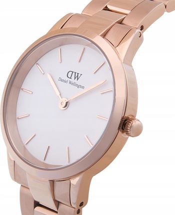  Shop Authentic Daniel Wellington Iconic Link White Dial Rose Gold Steel Strap Watch For Women - DW00100209 - Luxxuri