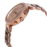  Shop Authentic Michael Kors Parker Chronograph Rose Gold Dial Two Tone Steel Strap Watch For Women - MK6832 - Luxxuri