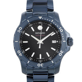  Shop Authentic Movado Series 800 Black Dial Blue Ion Plated Steel Strap Watch for Men - 2600139 - Luxxuri