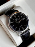  Shop Authentic IWC Portofino Automatic Black Dial Black Leather Strap Watch for Men - IW356502 - Luxxuri