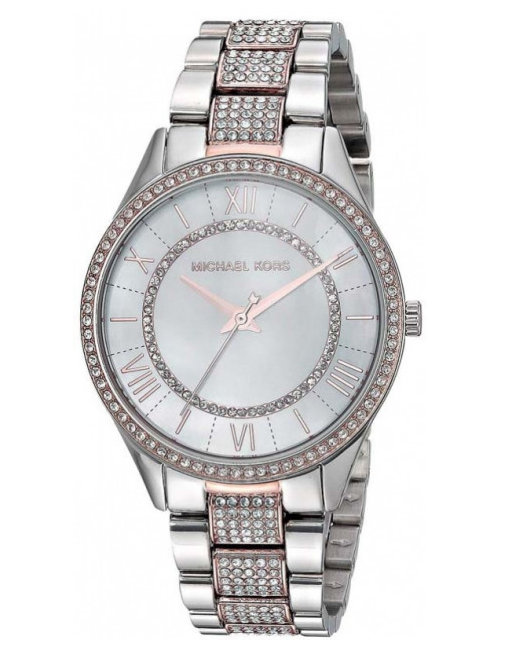  Shop Authentic Michael Kors Lauryn Quartz Mother of Pearl White Dial Two Tone Steel Strap Watch For Women - MK4366 - Luxxuri