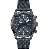  Shop Authentic Hugo Boss Pilot Edition Blue Dial Blue Mesh Bracelet Watch for Men - 1513887 - Luxxuri