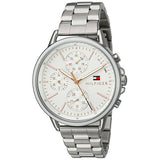  Shop Authentic Tommy Hilfiger Carly White Dial Silver Stainless Steel Strap Watch for Women - 1781787 - Luxxuri
