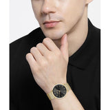  Shop Authentic Hugo Boss Horizon Quartz Black Dial Gold Mesh Bracelet Watch For Men - HB1513735 - Luxxuri
