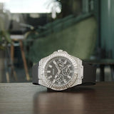  Shop Authentic Guess Baguette Crystals Black Dial Black Silicone Strap Watch For Men - GW0208G1 - Luxxuri