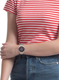  Shop Authentic Michael Kors Brinkley Blue Dial Two Tone Steel Strap Watch for Women - MK6205 - Luxxuri