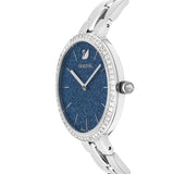  Shop Authentic Swarovski Cosmopolitan Blue Dial Silver Steel Strap Watch for Women - 5517790 - Luxxuri