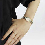  Shop Authentic Marc Jacobs Henry Dinky Gold Dial Gold Steel Strap Watch for Women - MBM3199 - Luxxuri