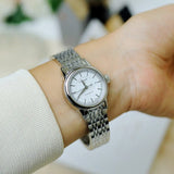  Shop Authentic Tissot T Classic Carson Automatic White Dial Silver Steel Strap Watch For Women - T085.207.11.011.00 - Luxxuri