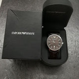  Shop Authentic Emporio Armani Renato Classic Brown Dial Brown Leather Strap Watch For Men - AR2413 - Luxxuri