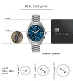  Shop Authentic Emporio Armani Claudio Chronograph Blue Dial Silver Steel Strap Watch For Men - AR11541 - Luxxuri