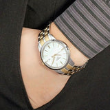  Shop Authentic Tissot T Classic Dream White Dial Two Tone Steel Strap Watch for Men - T033.410.22.011.01 - Luxxuri