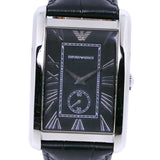  Shop Authentic Emporio Armani Classic Analog Black Dial Black Leather Strap Strap Watch For Men - AR1604 - Luxxuri