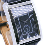  Shop Authentic Emporio Armani Classic Analog Black Dial Black Leather Strap Strap Watch For Men - AR1604 - Luxxuri