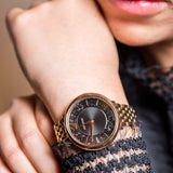  Shop Authentic Swarovski Crystalline Chic Analog Black Dial Rose Gold Steel Strap Watch for Women - 5544587 - Luxxuri