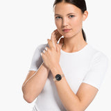  Shop Authentic Swarovski Crystalline Chic Analog Black Dial Rose Gold Steel Strap Watch for Women - 5544587 - Luxxuri