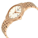  Shop Authentic Tissot T Classic Tradition Lady White Dial Rose Gold Steel Strap Watch for Women - T063.210.33.037.00 - Luxxuri