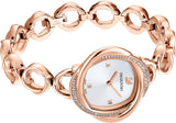  Shop Authentic Swarovski Crystal Flower Silver Dial Rose Gold Steel Strap Watch for Women - 5547626 - Luxxuri