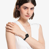  Shop Authentic Swarovski Cosmopolitan PVD Black Dial Black Steel Strap Watch for Women - 5547646 - Luxxuri