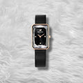  Shop Authentic Swarovski Uptown Black Dial Black Leather Strap Watch for Women - 5547710 - Luxxuri