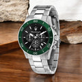  Shop Authentic Maserati Competizione Chronograph Black Dial Silver Steel Strap Watch For Men - R8873600008 - Luxxuri