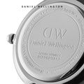  Shop Authentic Daniel Wellington Petite Sheffield Black Dial Black Leather Strap Watch For Women - DW00100180 - Luxxuri
