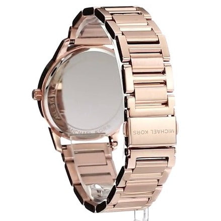  Shop Authentic Michael Kors Hartman Rose Gold Dial Rose Gold Steel Strap Watch For Women - MK3491 - Luxxuri