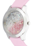  Shop Authentic Guess Crush Crystals Silver Dial Pink Rubber Strap Watch for Women - W1223L1 - Luxxuri