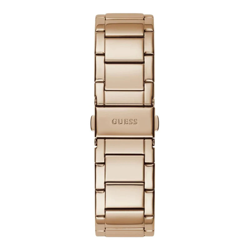  Shop Authentic Guess Raven Diamonds Rose Gold Dial Rose Gold Steel Strap Watch for Women - GW0104L3 - Luxxuri