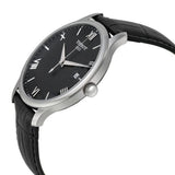  Shop Authentic Tissot T Classic Tradition Quartz Black Dial Black Leather Strap Watch For Men - T063.610.16.058.00 - Luxxuri