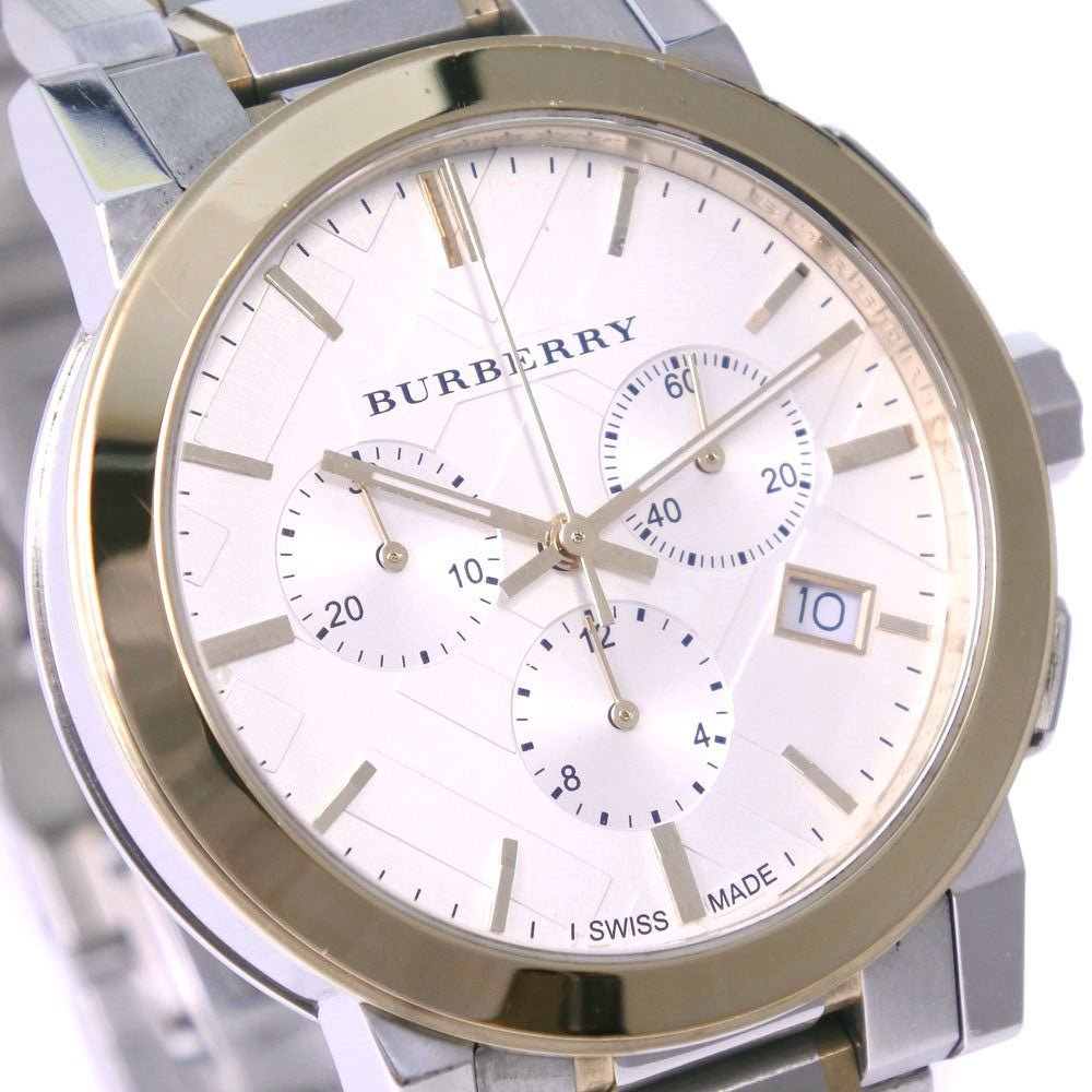  Shop Authentic Burberry The City White Dial Two Tone Steel Strap Watch for Men - BU9751 - Luxxuri