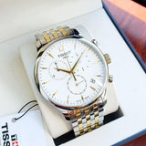  Shop Authentic Tissot T Classic Tradition Chronograph White Dial Two Tone Steel Strap Watch For Men - T063.617.22.037.00 - Luxxuri