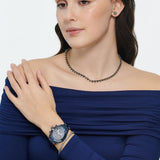  Shop Authentic Swarovski Octea Lux Sport Chronograph Blue Dial Blue Steel Strap Watch for Women - 5610475 - Luxxuri