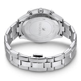  Shop Authentic Swarovski Octea Lux Sport Chronograph Black Dial Silver Steel Strap Watch for Women - 5610520 - Luxxuri