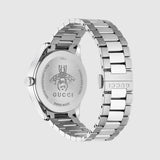  Shop Authentic Gucci G Timeless Black Dial Silver Steel Strap Watch For Women - YA126573A - Luxxuri
