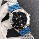  Shop Authentic Breitling Superocean Heritage B20 Automatic 44 Black Dial Silver Mesh Bracelet Watch for Men - UB2030121B1A1 - Luxxuri