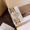  Shop Authentic Versace V Racer Chronograph White Dial Gold Steel Strap Watch for Men - VBR060017 - Luxxuri