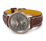  Shop Authentic Breitling Navitimer Automatic 41 Grey Dial Brown Leather Strap Watch for Men - U17326121M1P1 - Luxxuri