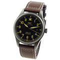  Shop Authentic IWC Pilot's Watch Mark XVIII 40mm Black Dial Brown Leather Strap Watch for Men - IW327006 - Luxxuri