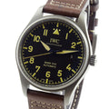 Shop Authentic IWC Pilot's Watch Mark XVIII 40mm Black Dial Brown Leather Strap Watch for Men - IW327006 - Luxxuri