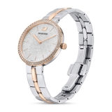  Shop Authentic Swarovski Cosmopolitan Crystals Silver Dial Two Tone Steel Strap Watch for Women - 5644081 - Luxxuri