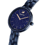  Shop Authentic Swarovski Cosmopolitan Crystals Blue Dial Blue Steel Strap Watch for Women - 5647452 - Luxxuri