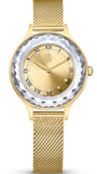  Shop Authentic Swarovski Octea Nova Analog Gold Dial Gold Mesh Strap Watch for Women - 5649993 - Luxxuri