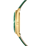  Shop Authentic Swarovski Octea Nova Crystals Green Dial Green Leather Strap Watch for Women - 5650005 - Luxxuri