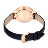  Shop Authentic Swarovski Octea Nova Black Dial Black Leather Strap Watch for Women - 5650033 - Luxxuri