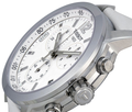  Shop Authentic Tissot PRC 200 Chronograph White Dial White Leather Strap Watch For Men - T055.417.16.017.00 - Luxxuri