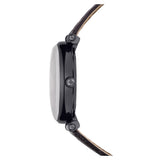  Shop Authentic Swarovski Crystalline Wonder Black Dial Black Leather Strap Watch for Women - 5664311 - Luxxuri