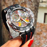  Shop Authentic Tissot T Race Chronograph Stefan Bradl Special Edition Black Dial Black Rubber Strap Watch for Men - T092.417.27.057.02 - Luxxuri