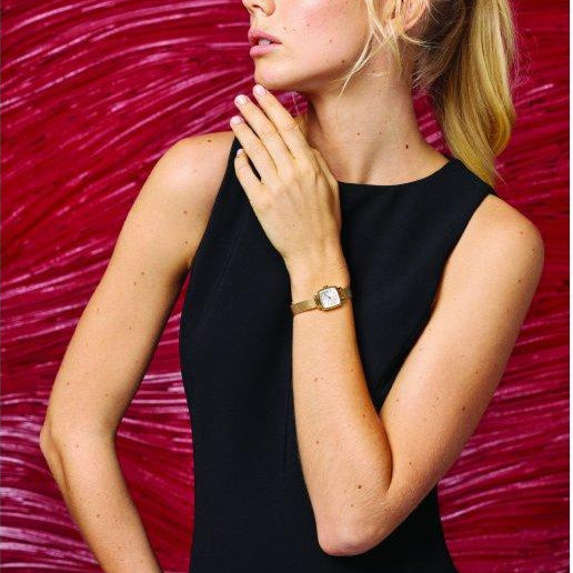  Shop Authentic Tissot Lovely Square Silver Dial Gold Mesh Bracelet Watch For Women - T058.109.33.031.00 - Luxxuri