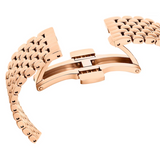  Shop Authentic Swarovski Certa Crystals Silver Dial Rose Gold Steel Strap Watch for Women - 5672981 - Luxxuri